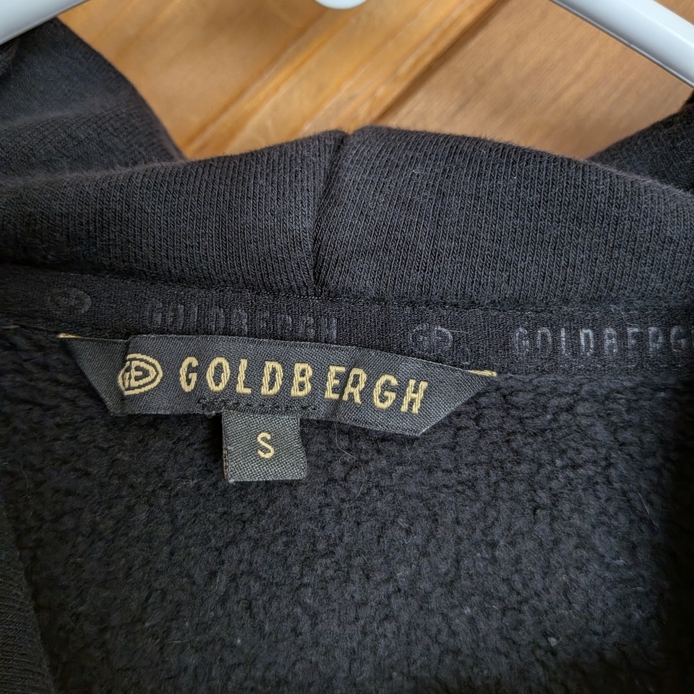 Goldbergh Black Harvard logo print hoodie Size Small - Picture 4 of 6